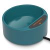 Heated Water Bowl for Dog Cat 74.4OZ Heating Water Dish IP67 Waterproof Thermal Water Bowl Heated Pet Bowl Dog Cat Water Feeder Bowl for Dog Cat Rabbi