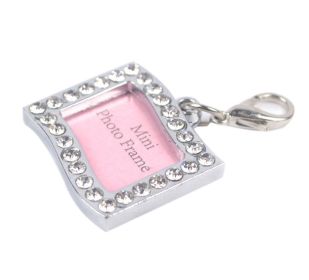 Rectangular Rhinestone ID Tag for Dogs