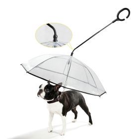Adjustable Dog Umbrella with Leash