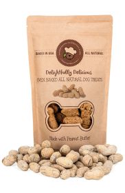 All Natural Oven-Baked Peanut Butter Dog Treat
