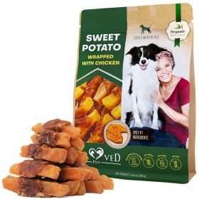 Sweet Potato Chew Treats wrapped with Chicken