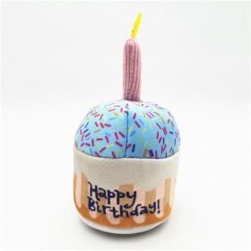 Fun plush birthday cake toys (colour: Cake)