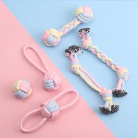 Cotton Rope Toy (available in 7 different shapes) (Color: Tricolor braid)