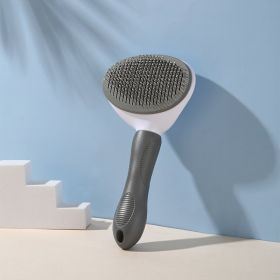 Stainless Steel Dog Brush (Color: Gray)