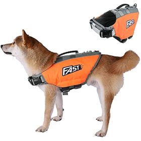 Reflective Adjustable Life Jacket for Dogs (size: M)