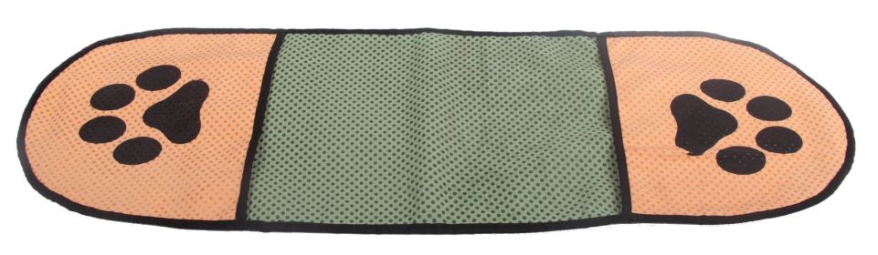 Bathing and Grooming Quick-Drying Microfiber Dog Towel (Color: Khaki / Green)